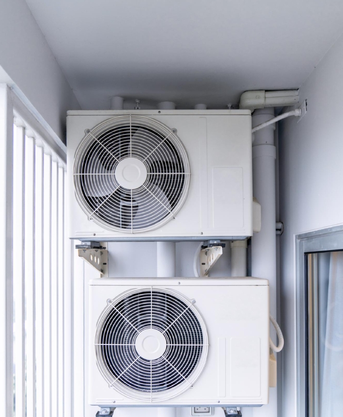 Pose et réparation de climatisation sur unités extérieures