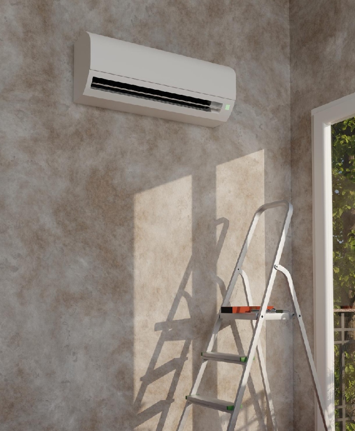 Pose et réparation de climatisation en intérieur
