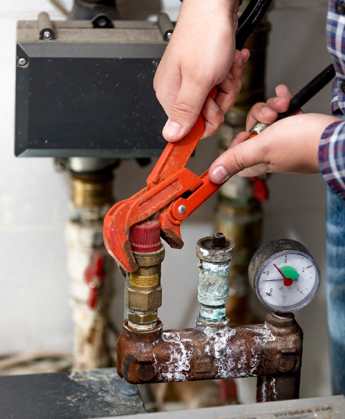Intervention de plombier chauffagiste sur un raccord de chauffage